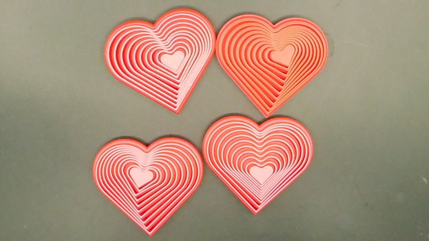 3D Printed Heart Fidget