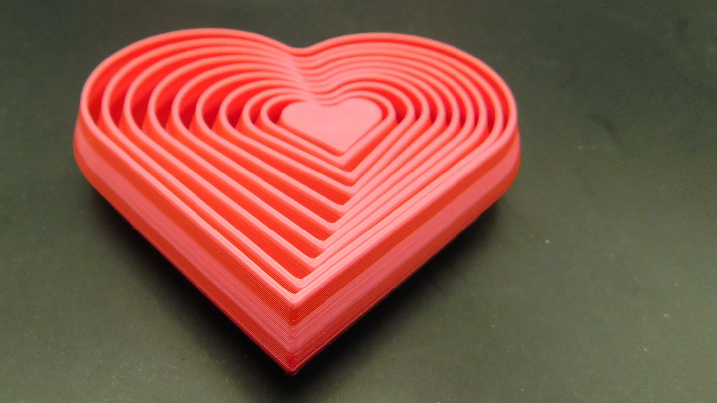 3D Printed Heart Fidget