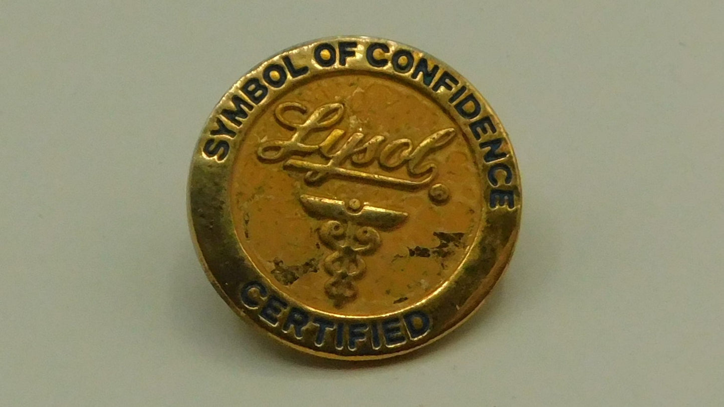 Lysol Certified Pin