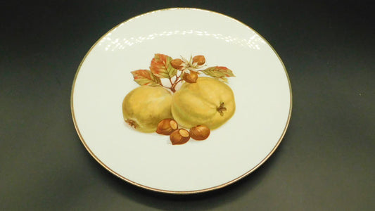 Vintage German Apple and Acorn Plate