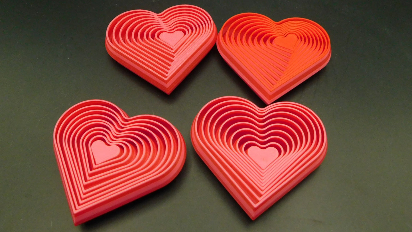 3D Printed Heart Fidget
